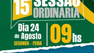 Câmara realiza sessão ordinária nesta quinta-feira