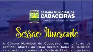 Câmara realizará sessão itinerante no Distrito de Ribeira na próxima segunda-feira (16/05)
