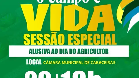 Câmara de Cabaceiras realiza sessão especial em homenagem ao Dia do Agricultor