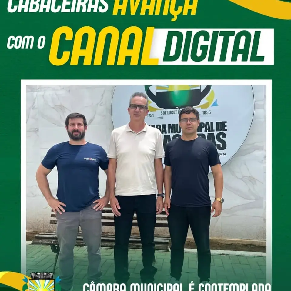 Cabaceiras recebe vistoria para instalação do canal digital da Câmara