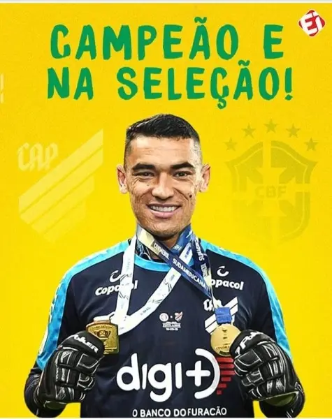 Presidente da Câmara de Cabaceiras parabeniza Goleiro Santos pela convocação para Seleção Brasileira