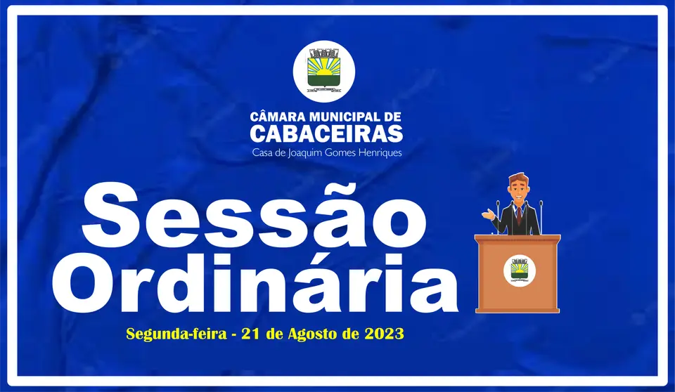 Em Sessão Ordinária Câmara de Cabaceiras aprova importantes matérias em benefício da população.