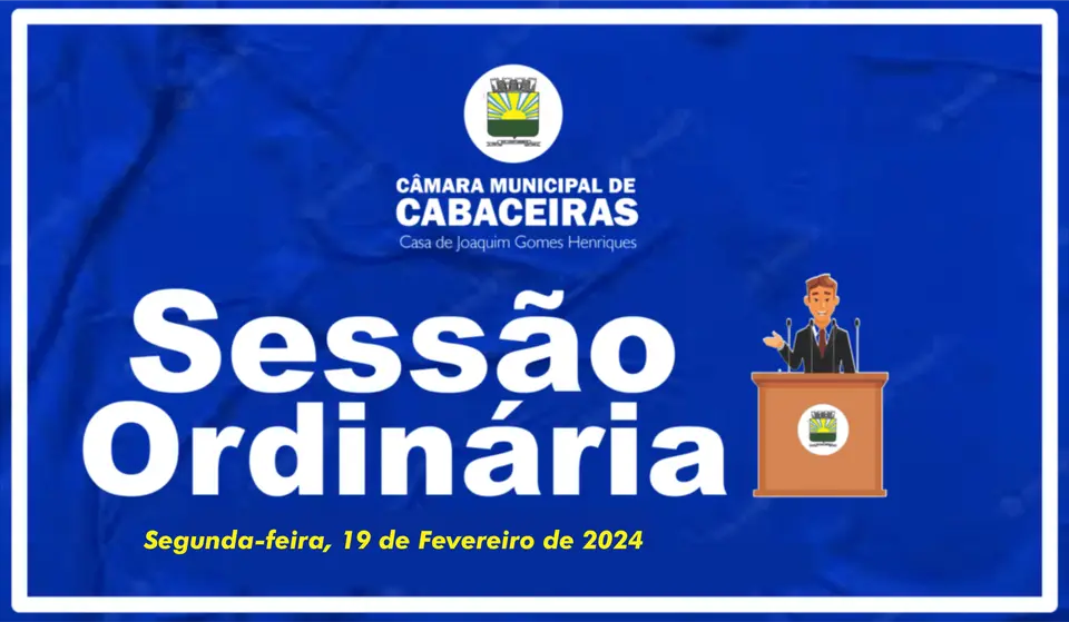 Câmara de Cabaceiras realiza segunda sessão ordinária de 2024